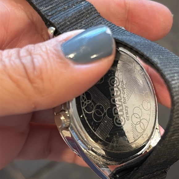 Crayo Men’s Unisex Canvas Strap Watch Working Black Silver​ - Picture 8 of 8